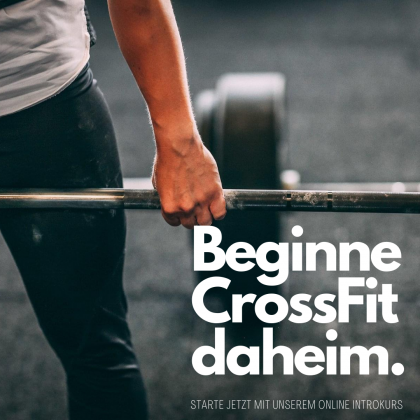 Steige jetzt ins CrossFit Training ein – DAHEIM